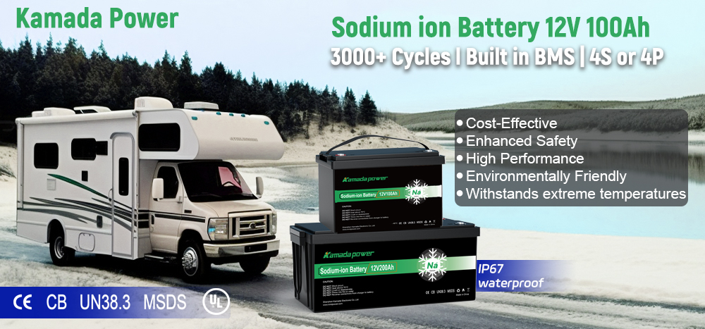 Batterie sodium-ion Kamada Power 12v 100ah