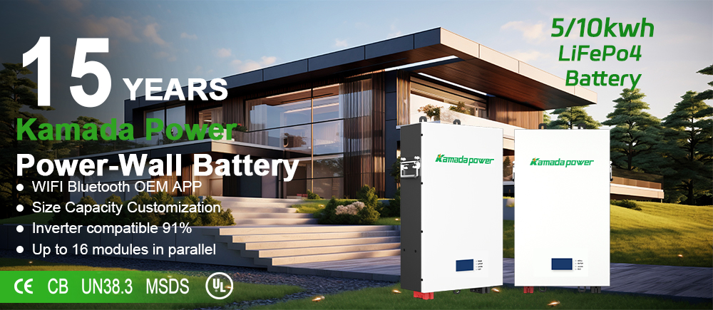 Kamada Power 5kWh Powerwall-batteri Enkel versjon 01