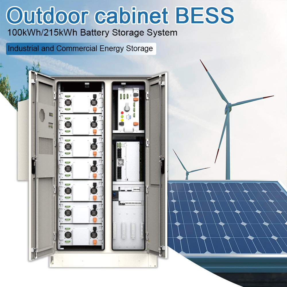 Kamada Power 100kwh BESS System | outdoor cabinet bess | 100kwh / 215kwh commercial energy storage