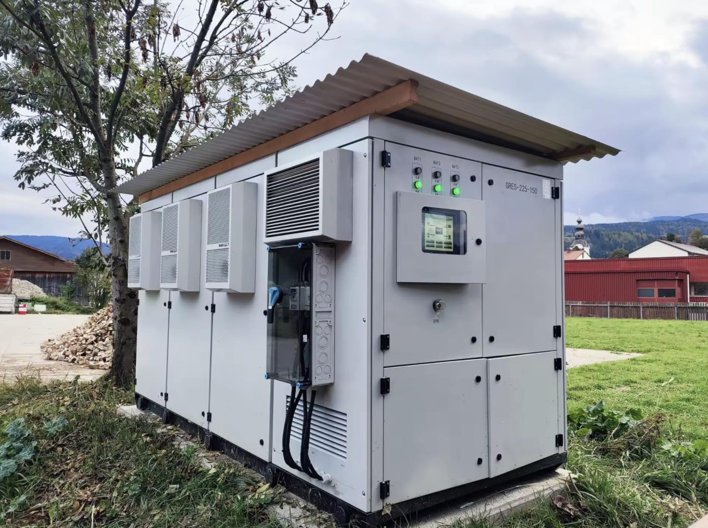 Kamada Power ESS 225KwH Bateria Áustria Estojo