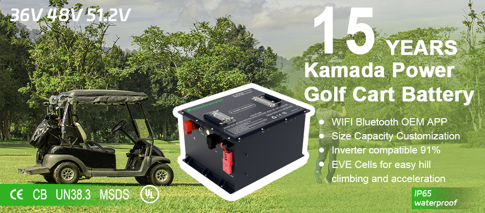 Kamada Power Golf Cart Lithium Battery