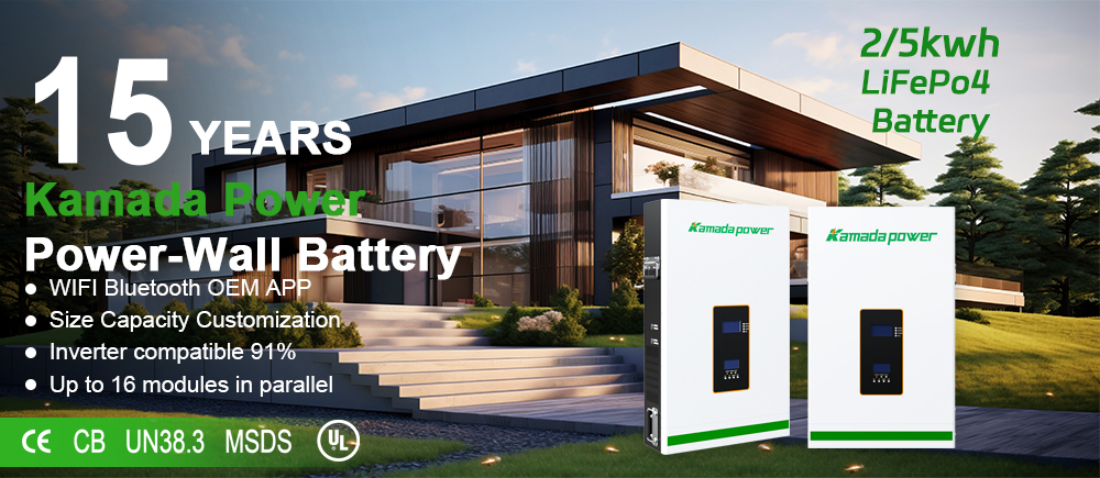 Kamada Power All In One Solar System 25.6V 200Ah 5Kwh Hybrid Inverter Banner